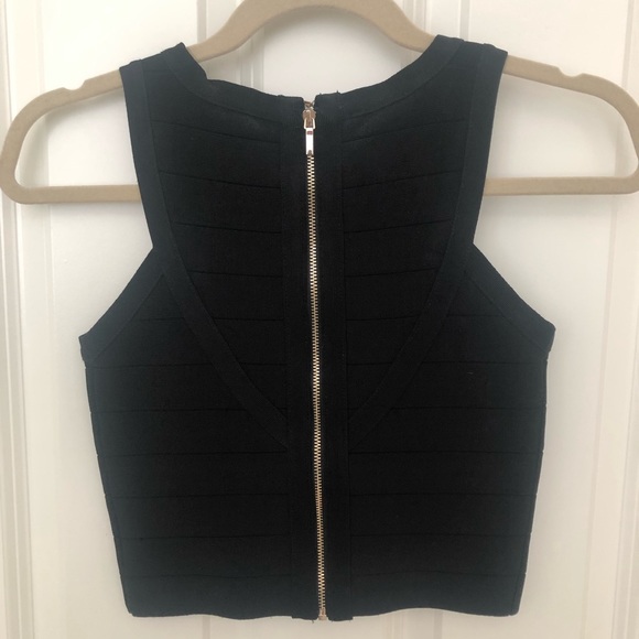 NWT Bebe Midriff Bodycon Top - Picture 4 of 4